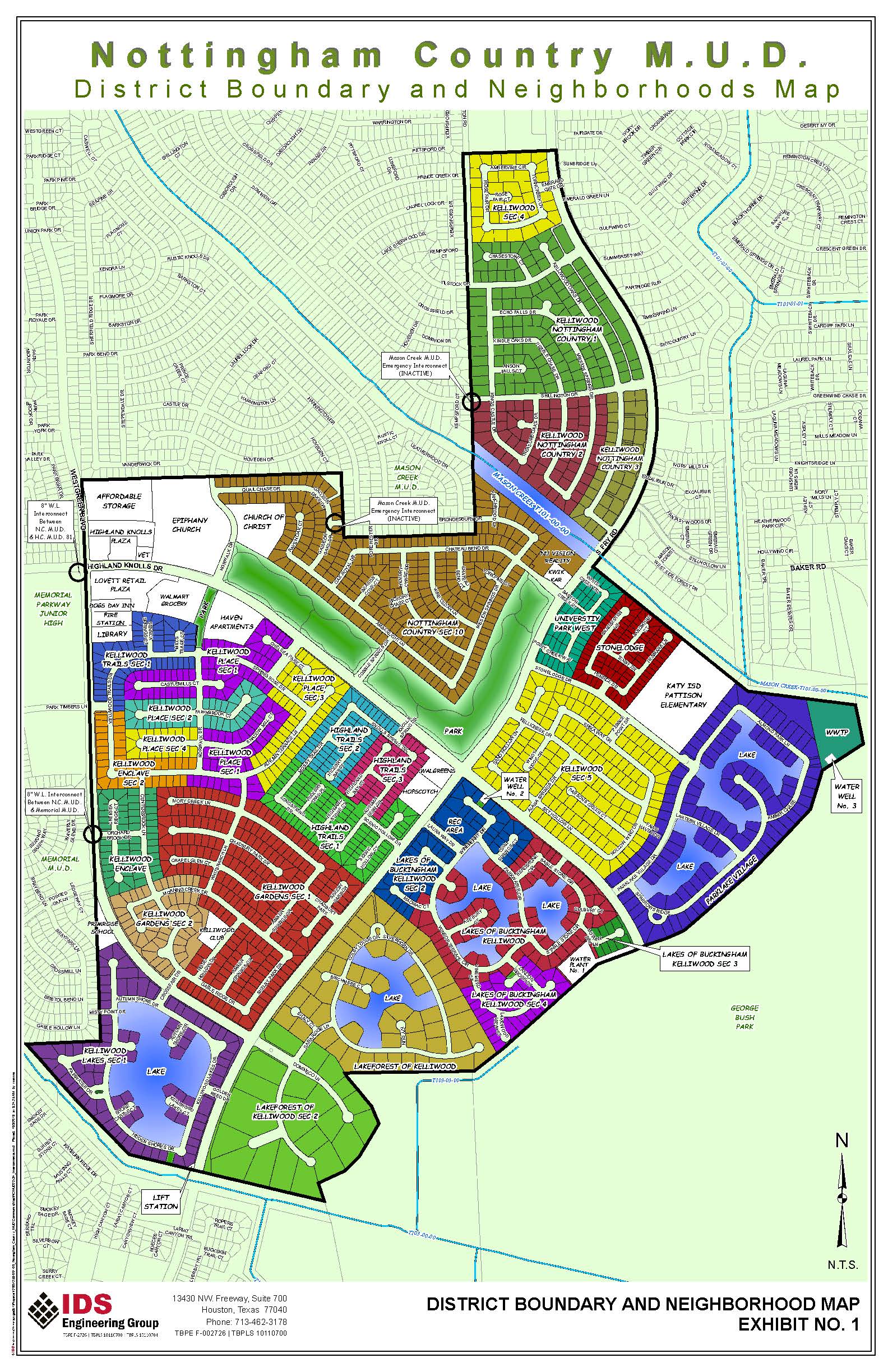 Nottingham Country MUD District MAP